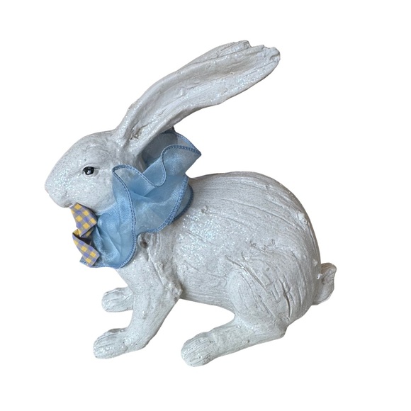 Mark Roberts Jeweled Rustic Bunny Set of 2 Hand Finished Easter Spring Decor NIB - Picture 5 of 12